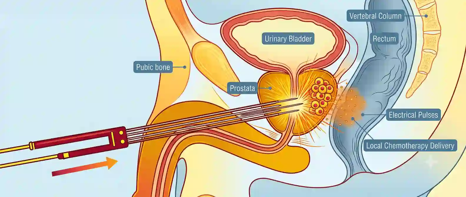 ECT electrochemotherapy for prostate cancer